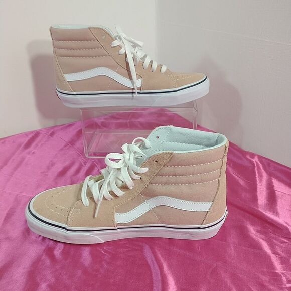 Vans Men's 7/Women's 8.5 Sk8-Hi Mahogany Rose/True White . - Picture 6 of 8